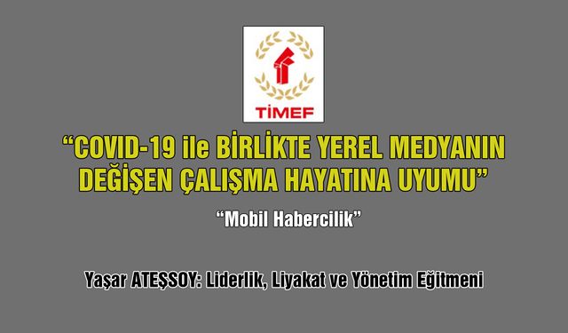 MOBİL HABERCİLİK!