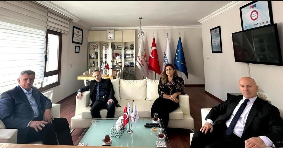 KIRŞEHİR AHİ TV SAHİBİ HASAN ERARSLAN, TİMEF’İ ZİYARET ETTİ